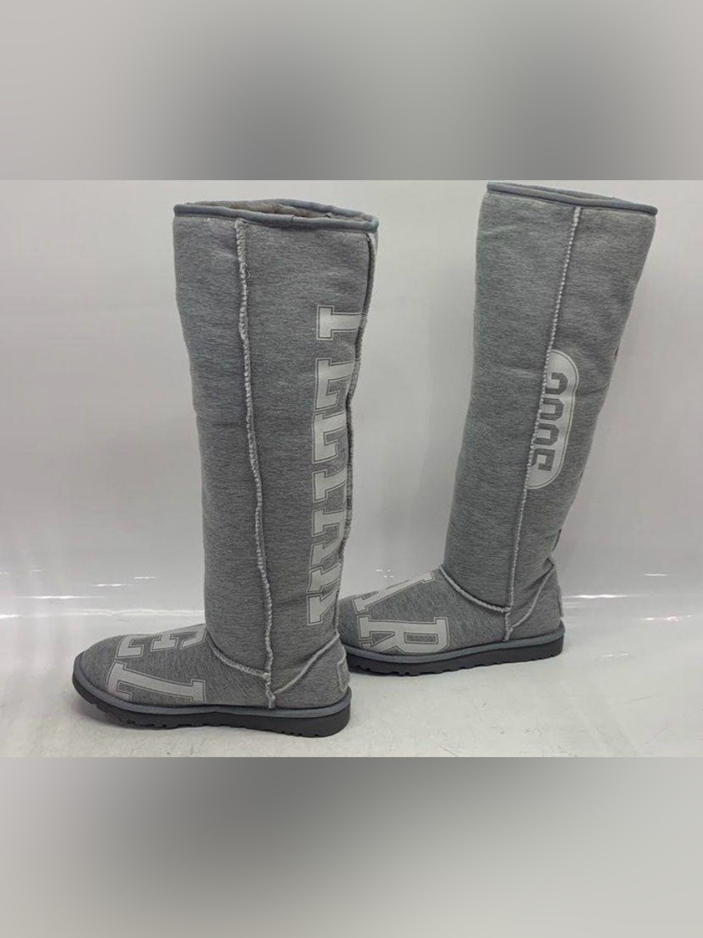UGG X TELFAR FLEECE TALL BOOT ALL GENDER HEATHER GREY